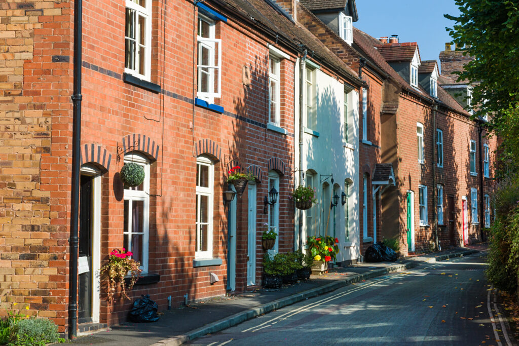 A row of terraced houses
