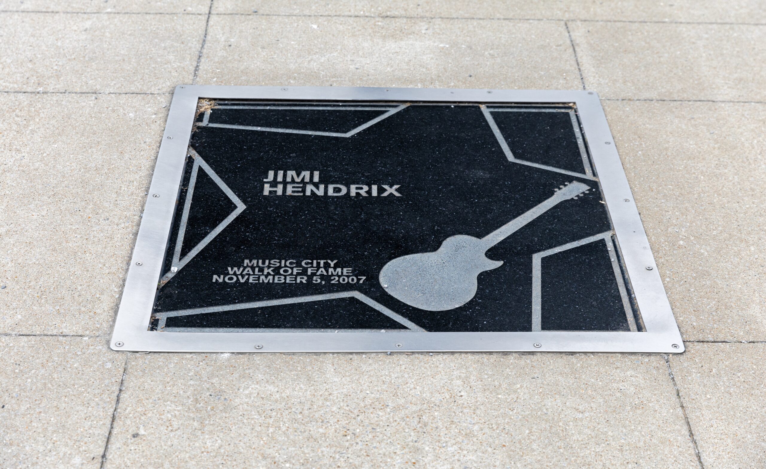 Jimi Hendrix - Walk of Fame Nashville